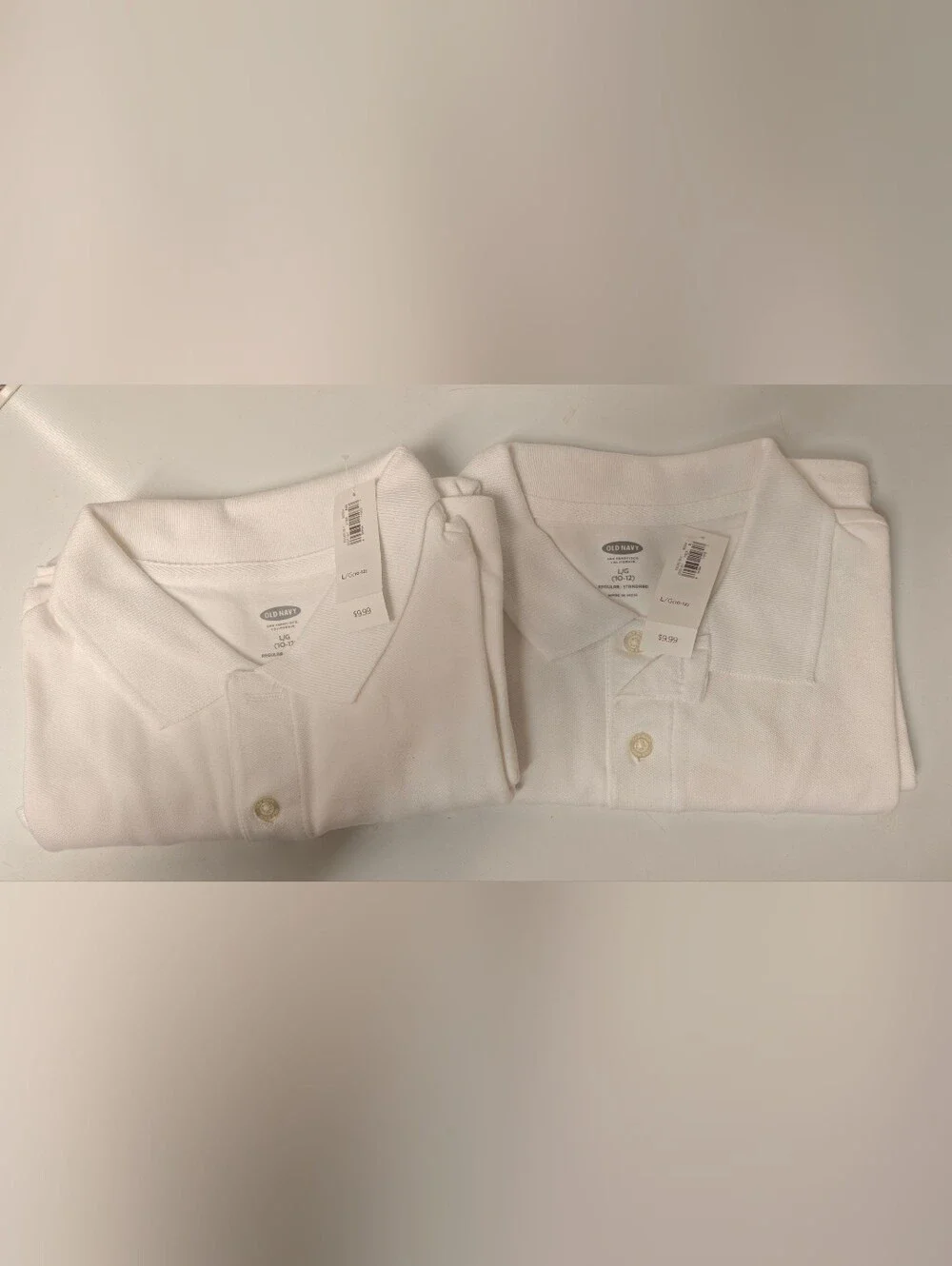 Old Navy White Men’s Polo Pack - 2-Pack